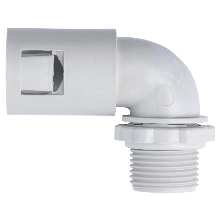 CA20-90 Voltex Corrugated Adaptor - Right Angled 20mm - 20 Pack