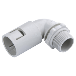 Voltex Corrugated Adaptor - Right Angled 25mm - 20 Pack
