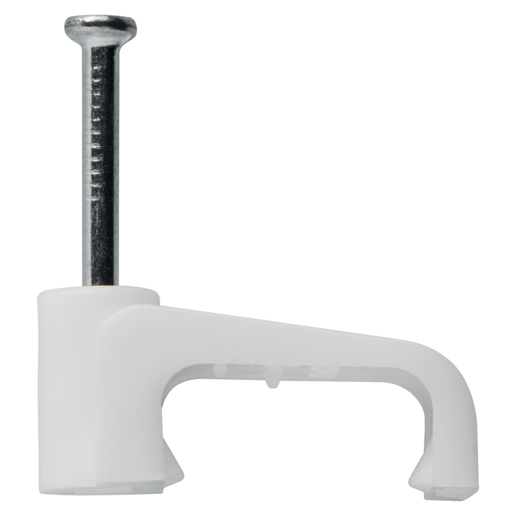 CAC14 Cable Clip Flat White 14mm (4.0mm Twin+Earth) 250/Jar