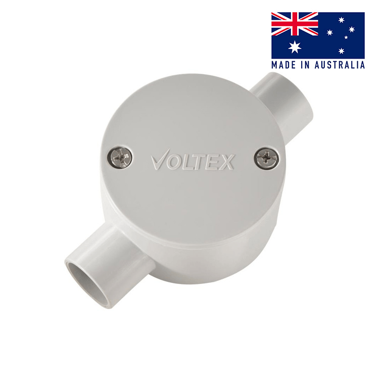 JB2-25 Junction Box 25mm 2 Way - 10 Pack