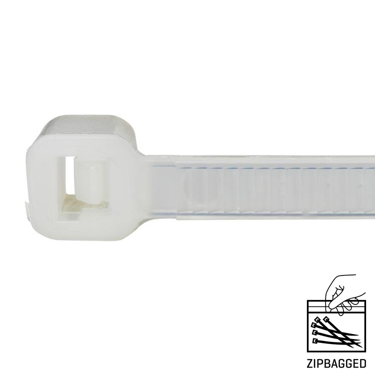 TN1436/100 Natural Cable Ties 140 x 3.6mm - 100 Pack