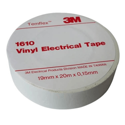 19mm x 20m Insulation Tape 10 Rolls White