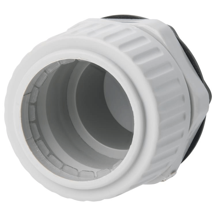 Corrugated Conduit Gland (Grey) 32mm - 20 Pack Corrugated Conduit Gland (Grey) 32mm Pk 50