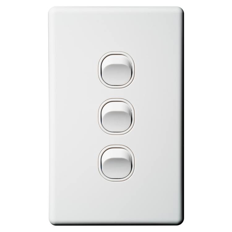 CSW3 Voltex Classic 3 Gang Switch 250V 16AX