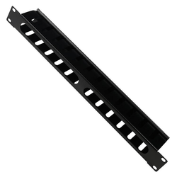 12 Slot Cable Management Tray - 1 Unit High 12 Port Cable Management Tray - 1 Unit