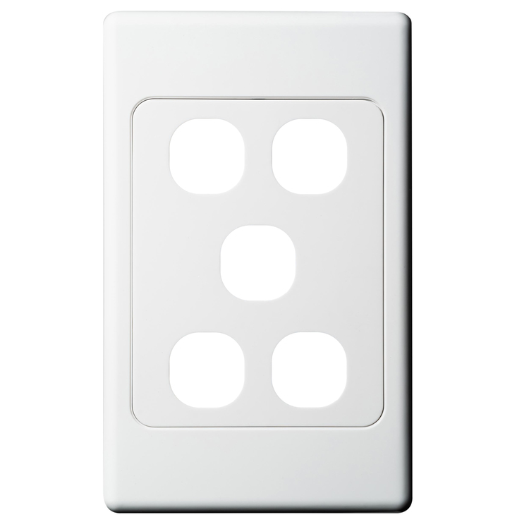 OSW5P Voltex Original 5 Gang Switch Plate