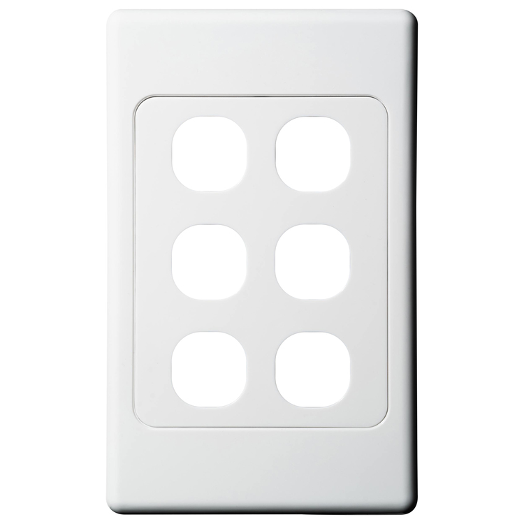 OSW6P Voltex Original 6 Gang Switch Plate