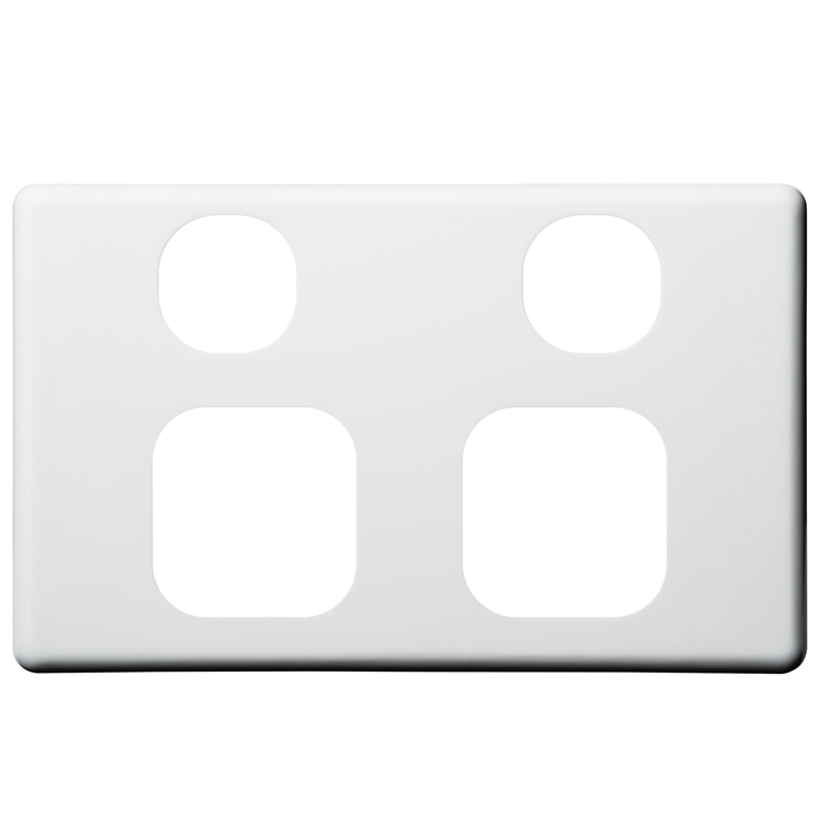 Voltex Classic Cover Plate for Double Power Outlet Voltex double powerpoint cover plate only - Classic series