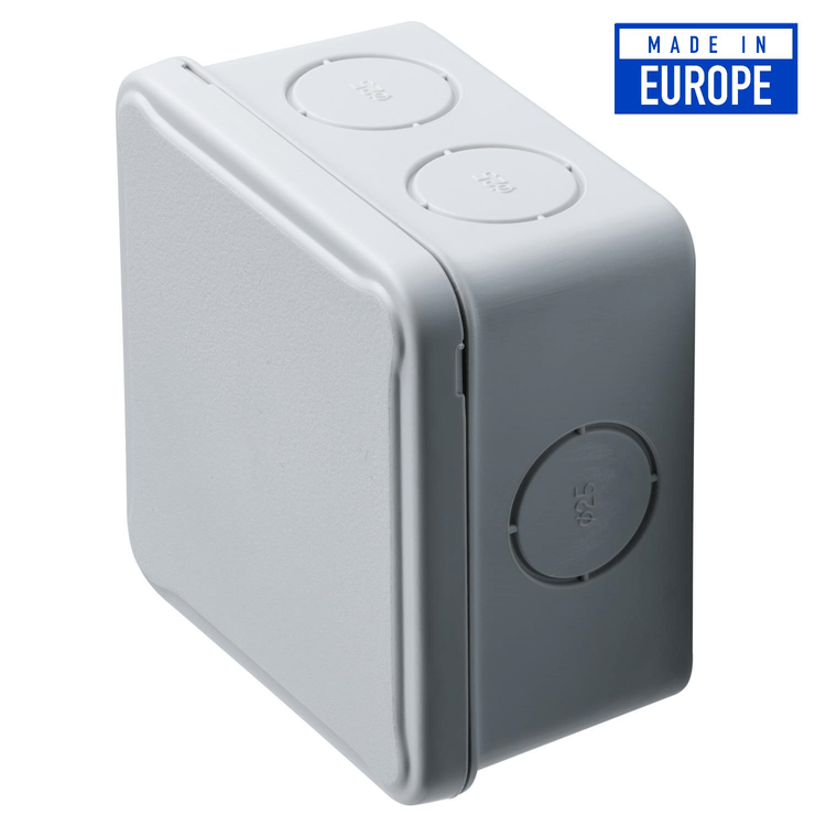 EX088 Voltex IP54 (84 x 84 x 50mm) Junction Box with knock-outs