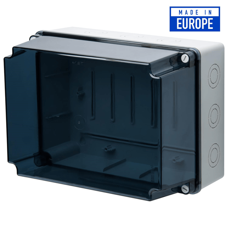 Voltex IP67 (328 x 239 x 188mm) Junction Box with knock outs Voltex IP67 (328 x 239 x 188mm) Junction Box with knock outs
