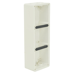 Voltex Three Gang Mounting Enclosure (Back Box) - Chemical Resistant White