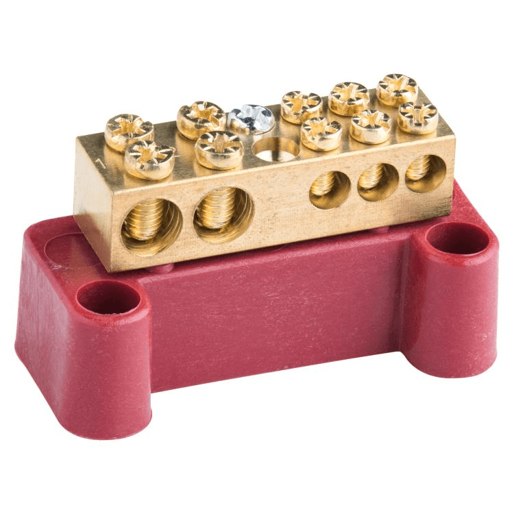 L5R 100A 500V Active Link 5 Hole - Red - Max. Cable 16mm²