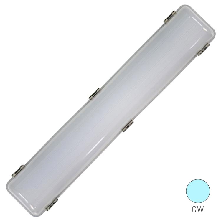 Voltex LED 24W Weatherproof IP66 Batten - 600mm - 5000K Voltex LED 24W Weatherproof IP66 Batten - 600mm - 5000K
