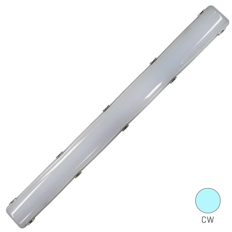 Voltex LED 36W Weatherproof IP66 Batten - 1160mm - 5000K Voltex LED 36W Weatherproof IP66 Batten - 1160mm - 5000K