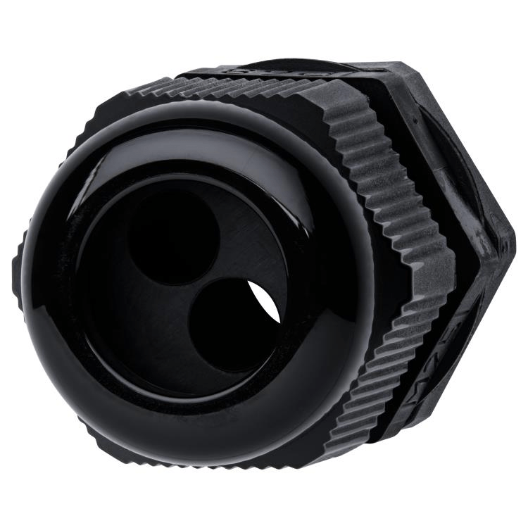 GL-25-2/8 Voltex Nylon Multi-Hole Cable Gland 25mm 2 Hole x 8mm - 15 Pack