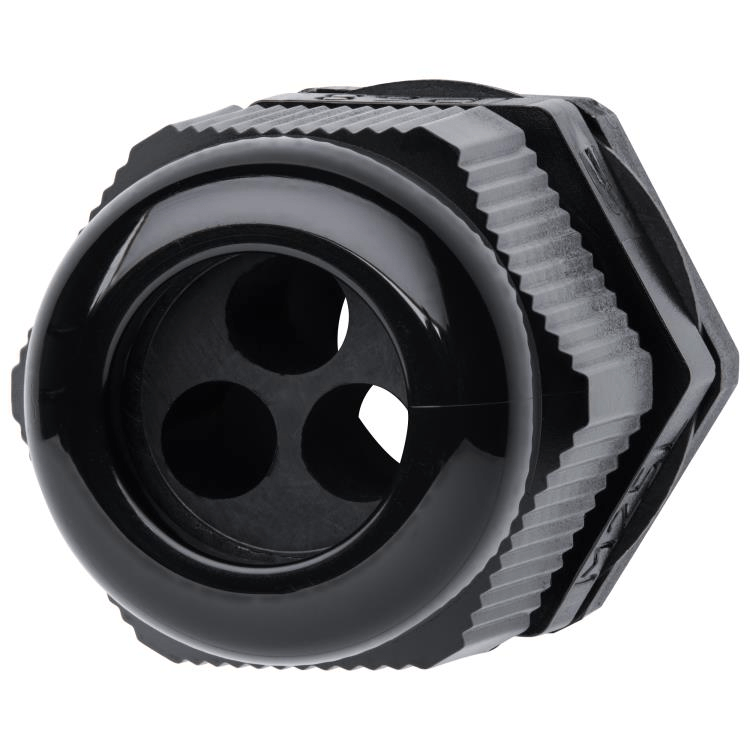 GL-25-3/7 Voltex Nylon Multi-Hole Cable Gland 25mm 3 Hole x 7mm - 15 Pack