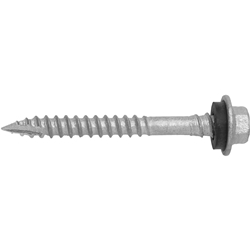 Hex Head Type 17 Roofing Screw - 12G x 50mm with Seal - 1000 Pack