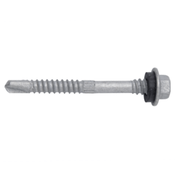 Hex Head Drill Point Roofing Screw 12G x 55mm with Seal - 1000 Pack