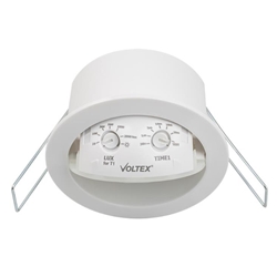 Voltex Indoor 360° Motion Sensor 64mm Cut-Out - IP23 - 2 Relay
