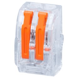 Voltex 2-Conductor terminal block with levers - 100 Pack