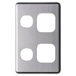 Voltex Shadowline Stainless Steel Cover Plate to suit SLPP2V