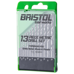Bristol Metric Drill Set 13 Piece