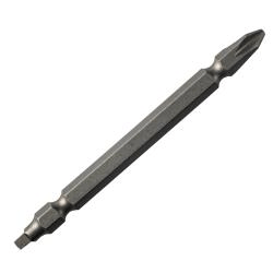 PH2/SQ2 x 89mm Phillips/Square Double Ended Bit
