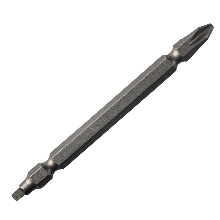 PH2SQ289D PH2/SQ2 x 89mm Phillips/Square Double Ended Bit